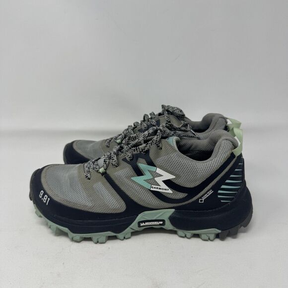 Garmont 9.81 Shoes Womens Size 7 Gray Black Goretex Michelin Trail Hiking‎ - Picture 4 of 8